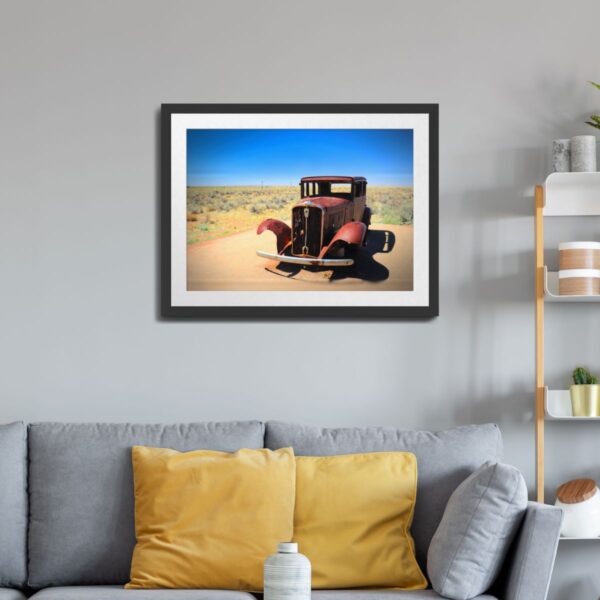 Antique Car on Route 66 Print – Near Holbrook, Arizona - Image 5