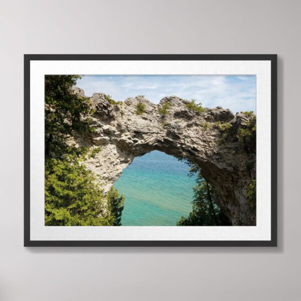 Arch Rock on Mackinac Island Wall Art – Michigan Landmark