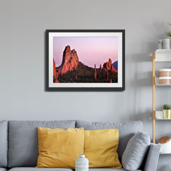 Sunset at Garden of the Gods Wall Art – Colorado Springs, Colorado - Image 2