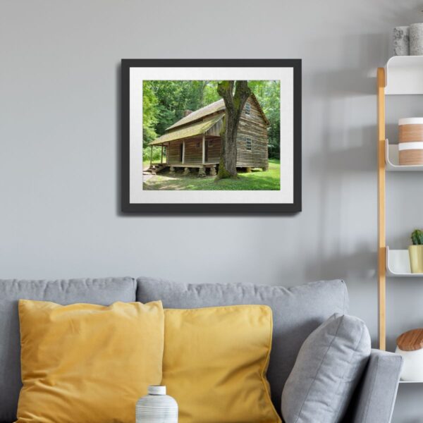 19th Century Home in Cades Cove, Great Smoky Mountains Wall Art - Image 3