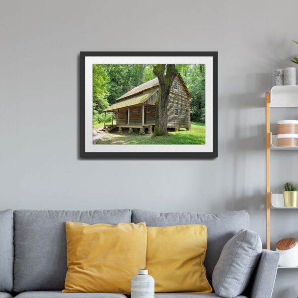 19th Century Home in Cades Cove, Great Smoky Mountains Wall Art - Image 2