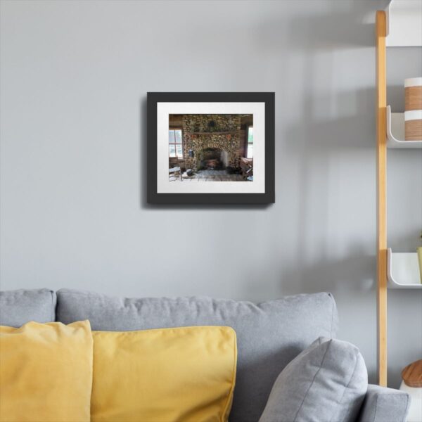 19th Century Stone Fireplace in a Historic Tennessee Home Art Print - Image 5