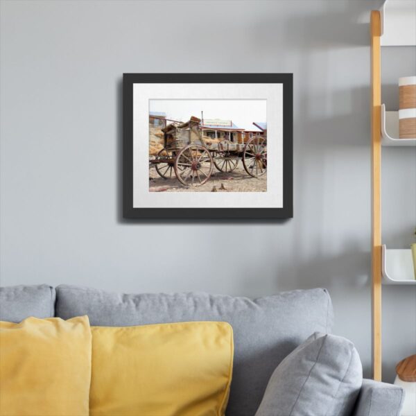 Antique Wagon in the Ghost Town of Belmont, Nevada - Historic Wall Art Print - Image 4