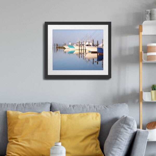 Fishing Boats at Oregon Inlet, Outer Banks, North Carolina - Coastal Photography Print - Image 3