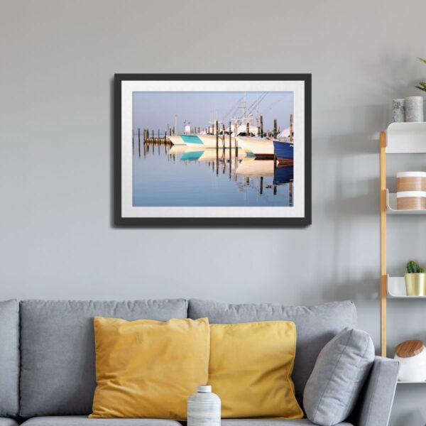 Fishing Boats at Oregon Inlet, Outer Banks, North Carolina - Coastal Photography Print - Image 2