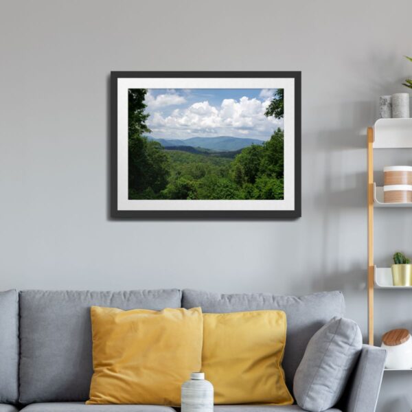 Great Smoky Mountains National Park Scenic View in Tennessee Wall Art - Image 2