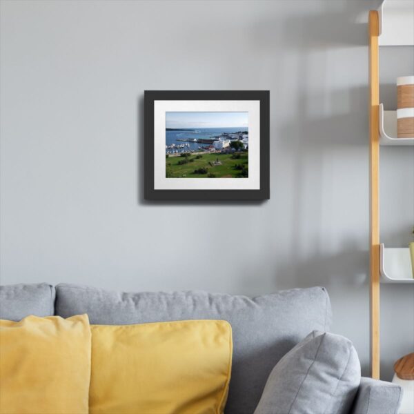 Mackinac Harbor and Downtown Overlooking Lake Huron - Wall Art Print - Image 5