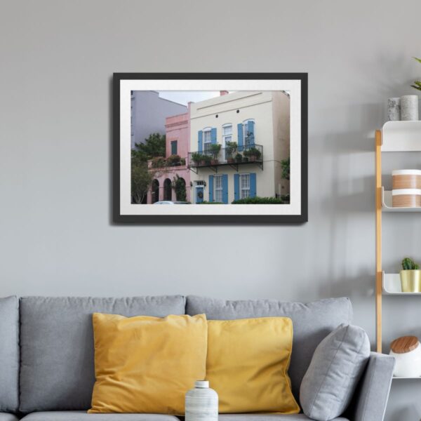 Historic Rainbow Row Houses in Charleston, South Carolina Photography - Image 2