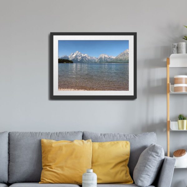 Jackson Lake Shoreline Print - Grand Teton National Park Landscape Art Print - Image 2