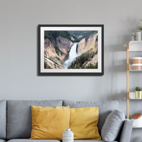 Lower Yellowstone Falls Art Print - Yellowstone National Park - Image 2