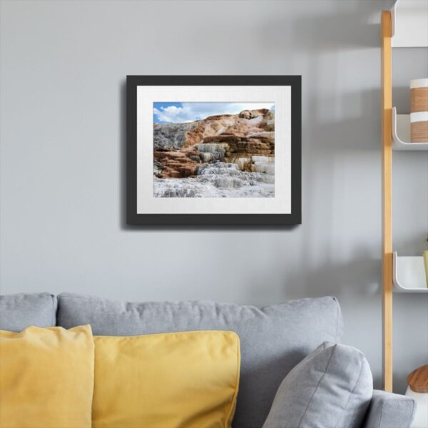 Mammoth Hot Springs at Yellowstone National Park - Unframed Art Print - Image 4