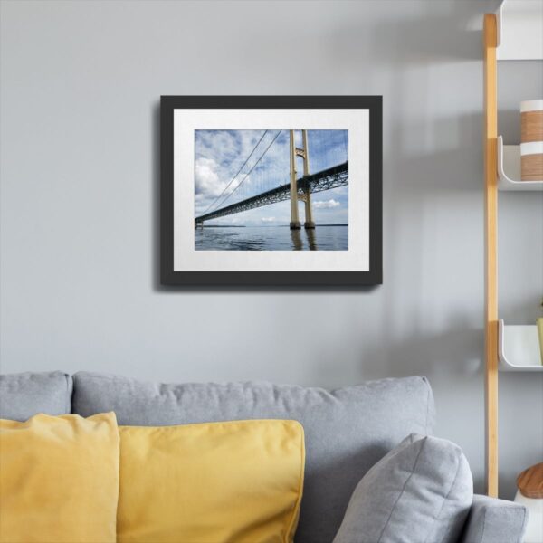 Mighty Mac Mackinac Bridge near Mackinac Island - Scenic Wall Art Print - Image 4