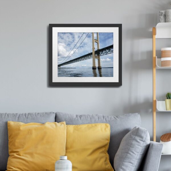 Mighty Mac Mackinac Bridge near Mackinac Island - Scenic Wall Art Print - Image 3