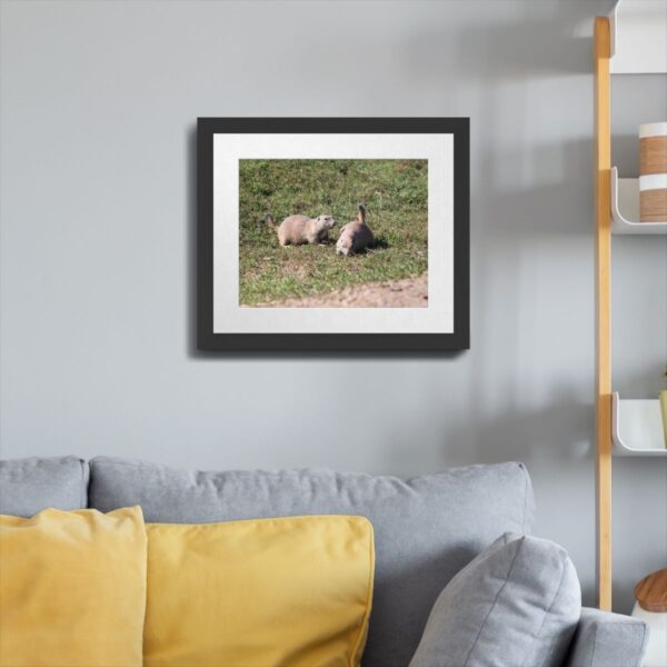 Prairie Dog Pair at Badlands National Park, South Dakota Art Print - Image 4