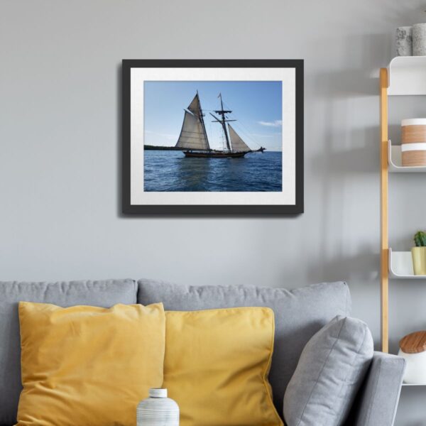 Schooner on Lake Huron near Mackinac Island - Nautical Wall Art Print - Image 3