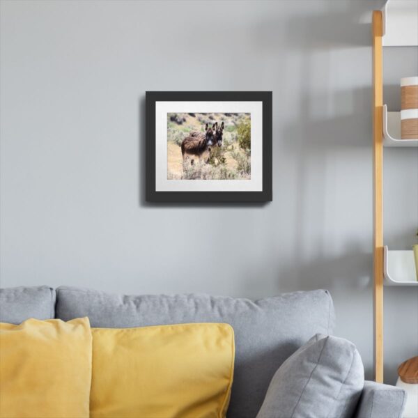 Wild Donkey Pair in Beatty, Nevada - Scenic Desert Wildlife Art Print - Image 5