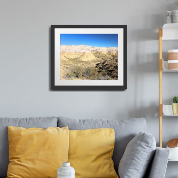 Yellow Mounds at Badlands National Park, South Dakota Wall Art - Image 3