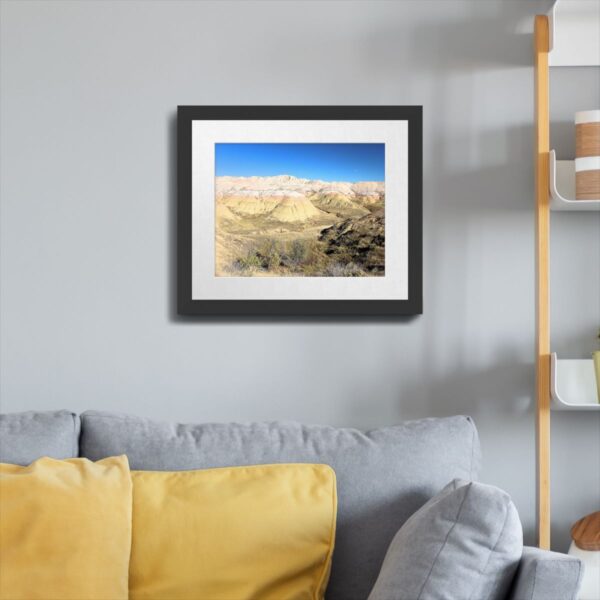 Yellow Mounds at Badlands National Park, South Dakota Wall Art - Image 4