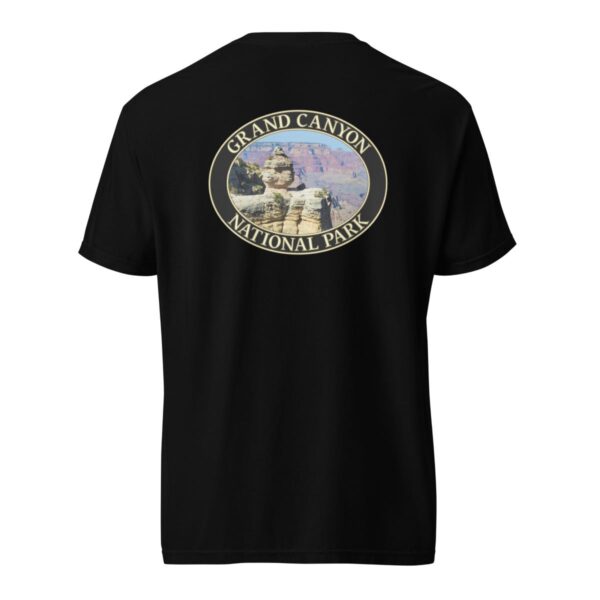 Grand Canyon National Park T-Shirt - Duck Rock Graphic on Comfort Colors Heavyweight (Back Print - Back Graphic) - Image 4