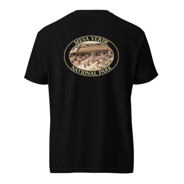 Mesa Verde National Park T-Shirt - Cliff Palace Graphic on Comfort Colors Heavyweight (Back print, transparent graphic) - Image 4