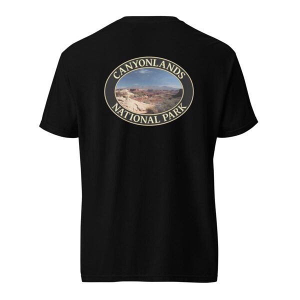 Canyonlands National Park T-Shirt – Scenic Moab Landscape Comfort Colors Heavyweight Tee (Back print, black graphic) - Image 4