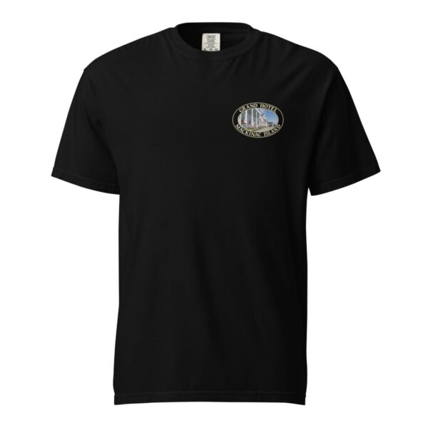 Mackinac Island T-Shirt - Grand Hotel Graphic on Comfort Colors Heavyweight (Back print, transparent graphic) - Image 3