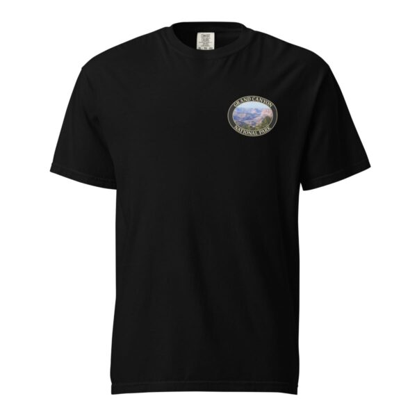 Grand Canyon National Park T-Shirt - Colorado River Graphic on Comfort Colors Heavyweight (Back Print - Black Graphic) - Image 3