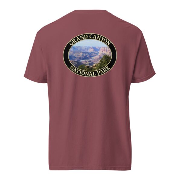 Grand Canyon National Park T-Shirt - Colorado River Graphic on Comfort Colors Heavyweight (Back Print - Black Graphic) - Image 5