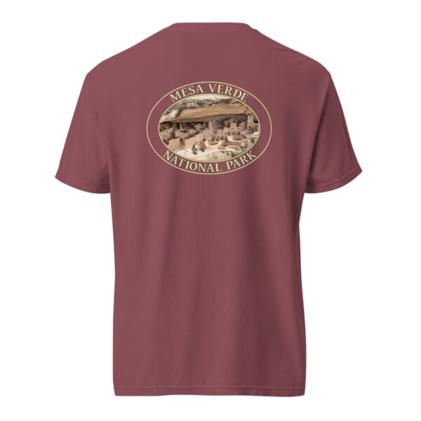 Mesa Verde National Park T-Shirt - Cliff Palace Graphic on Comfort Colors Heavyweight (Back print, transparent graphic) - Image 5