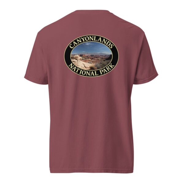 Canyonlands National Park T-Shirt – Scenic Moab Landscape Comfort Colors Heavyweight Tee (Back print, black graphic) - Image 5