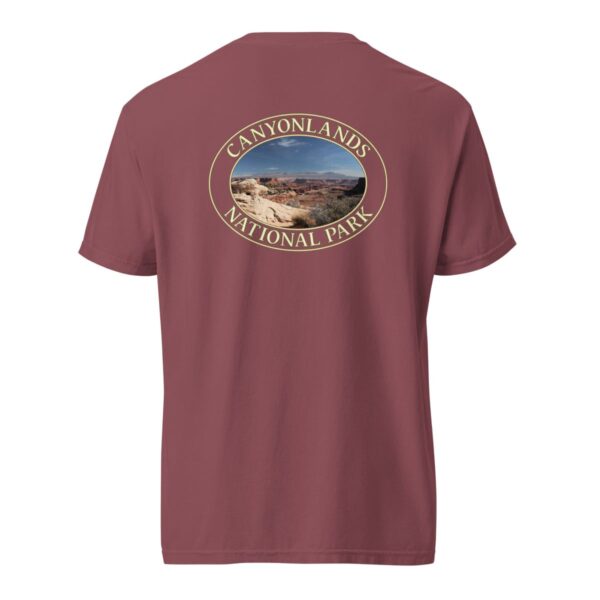 Canyonlands National Park T-Shirt – Scenic Moab Landscape Comfort Colors Heavyweight Tee (Back print, transparent graphic) - Image 5