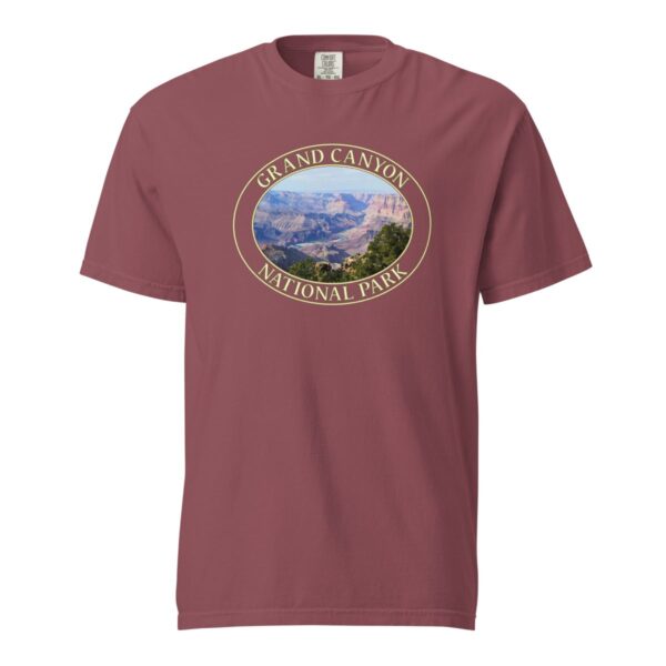 Grand Canyon National Park T-Shirt - Colorado River Graphic on Comfort Colors Heavyweight (Front Print - Transparent Graphic) - Image 4