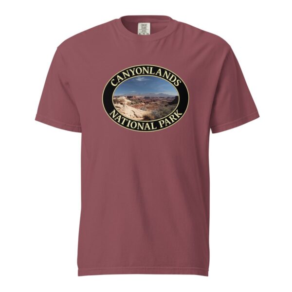 Canyonlands National Park T-Shirt – Scenic Moab Landscape Comfort Colors Heavyweight Tee (Front print, black graphic) - Image 4