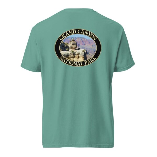 Grand Canyon National Park T-Shirt - Duck Rock Graphic on Comfort Colors Heavyweight (Back Print - Back Graphic) - Image 6