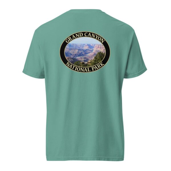 Grand Canyon National Park T-Shirt - Colorado River Graphic on Comfort Colors Heavyweight (Back Print - Black Graphic) - Image 6