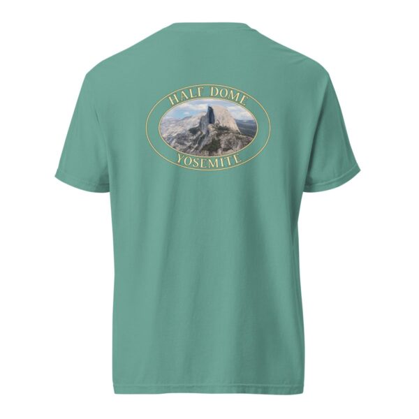 Yosemite National Park T-Shirt - Half Dome Graphic on Comfort Colors Heavyweight (Back Print, Transparent Graphic) - Image 6