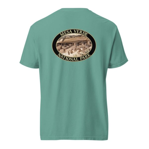 Mesa Verde National Park T-Shirt - Cliff Palace Graphic on Comfort Colors Heavyweight (Back print, black graphic) - Image 6