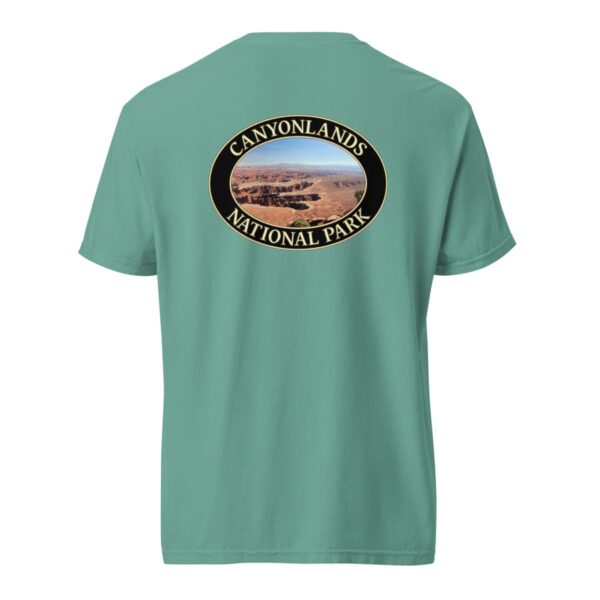 Grand View Point Canyonlands National Park T-Shirt – Scenic Desert Vista Comfort Colors Tee (Back print, black graphic) - Image 6