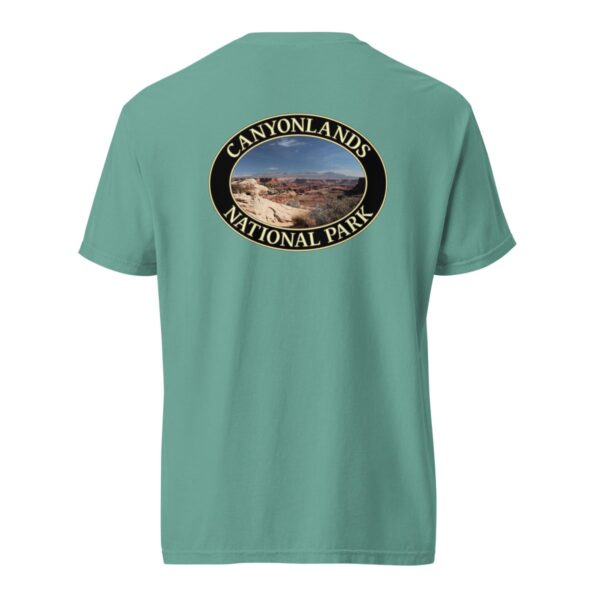 Canyonlands National Park T-Shirt – Scenic Moab Landscape Comfort Colors Heavyweight Tee (Back print, black graphic) - Image 6