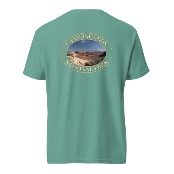 Canyonlands National Park T-Shirt – Scenic Moab Landscape Comfort Colors Heavyweight Tee (Back print, transparent graphic) - Image 6