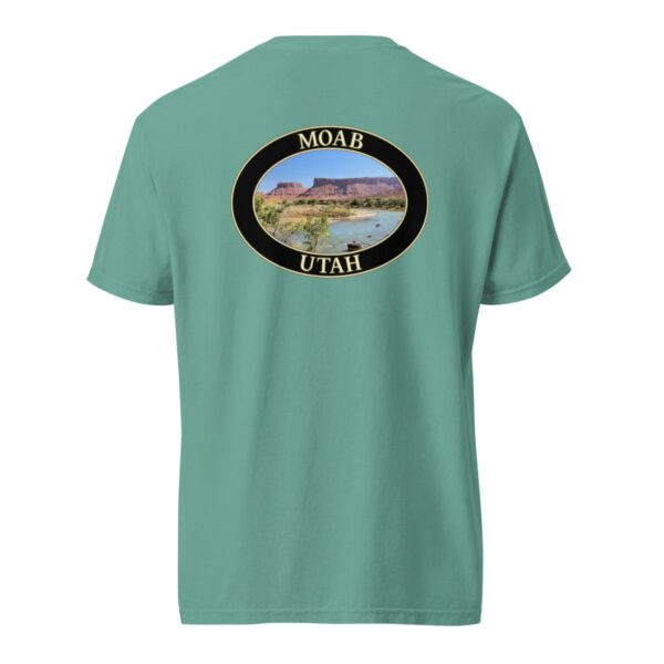 Colorado River Moab Utah T-Shirt – Scenic Desert River Comfort Colors Heavyweight Tee (Back print, black graphic) - Image 6