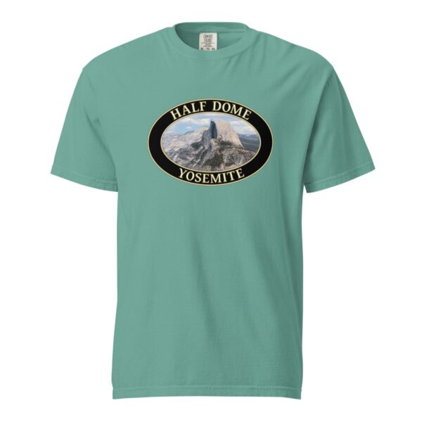 Yosemite National Park T-Shirt - Half Dome Graphic on Comfort Colors Heavyweight (Front Print, Black Graphic) - Image 5