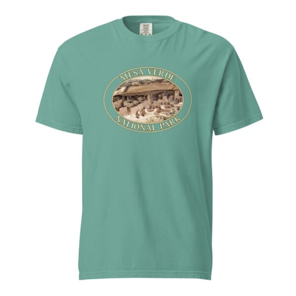 Mesa Verde National Park T-Shirt - Cliff Palace Graphic on Comfort Colors Heavyweight (Front print, transparent graphic) - Image 5