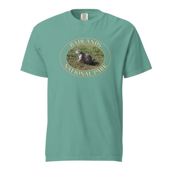 Prairie Dog at Badlands National Park T-Shirt - Wildlife Graphic on Comfort Colors Heavyweight (Front print, transparent graphic) - Image 5