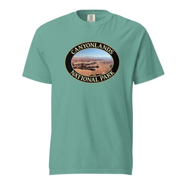 Grand View Point Canyonlands National Park T-Shirt – Scenic Desert Vista Comfort Colors Tee (Front print, black graphic) - Image 5