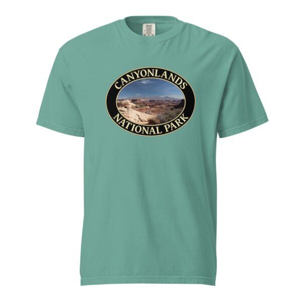 Canyonlands National Park T-Shirt – Scenic Moab Landscape Comfort Colors Heavyweight Tee (Front print, black graphic) - Image 5