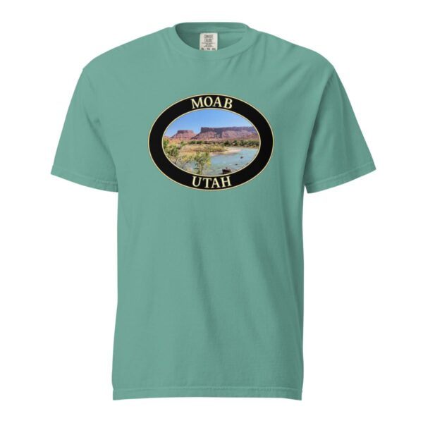 Colorado River Moab Utah T-Shirt – Scenic Desert River Comfort Colors Heavyweight Tee (Front print, black graphic) - Image 5