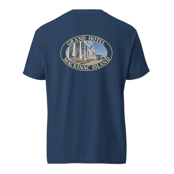 Mackinac Island T-Shirt - Grand Hotel Graphic on Comfort Colors Heavyweight (Back print, transparent graphic) - Image 7