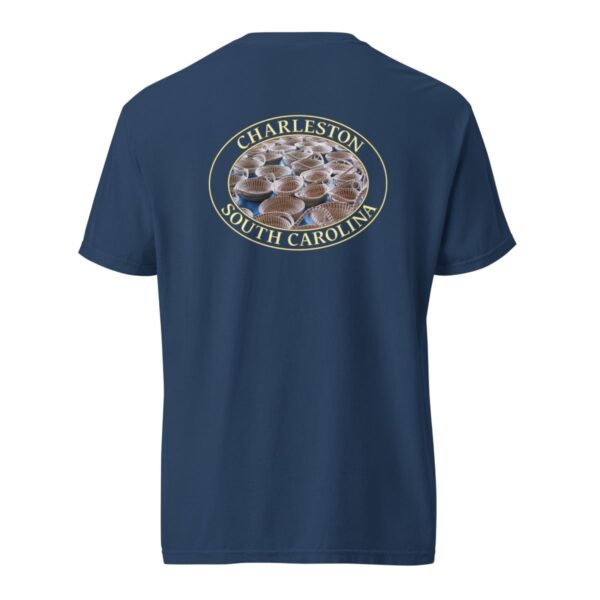 Charleston T-Shirt - Sweetgrass Baskets Graphic on Comfort Colors Heavyweight (Back print, transparent graphic) - Image 7