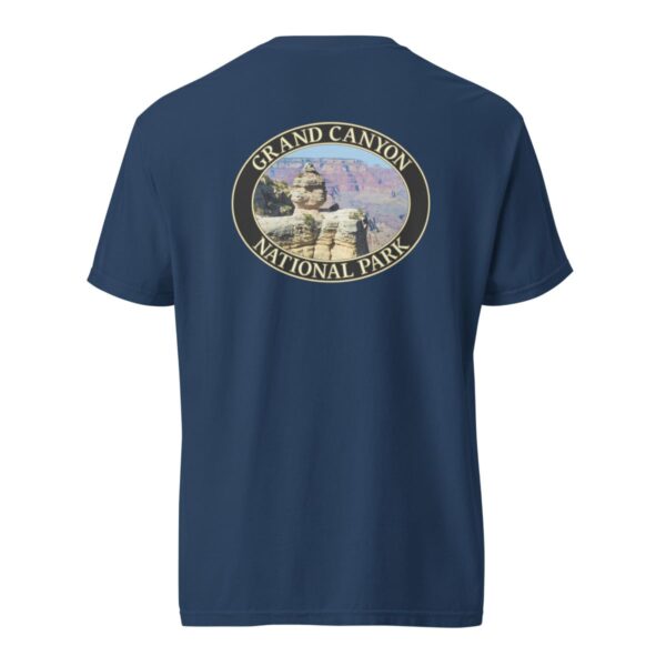 Grand Canyon National Park T-Shirt - Duck Rock Graphic on Comfort Colors Heavyweight (Back Print - Back Graphic) - Image 7